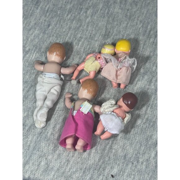 Vintage Barbie Doll Happy Family Newborn Baby Plastic Doll Baby Girls Lot of 5 - Picture 7 of 7